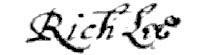 Colonel Richard Lee's signature