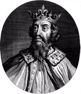 Alfred the Great engraving, artist unknown