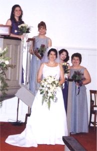 Joyce Annette and the bridesmaids