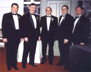 Mark and the groomsmen
