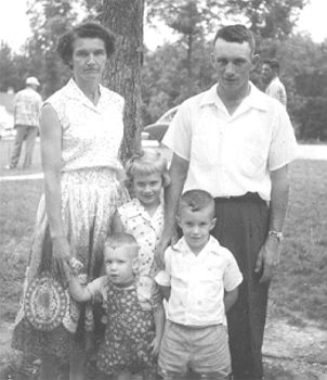1958 Virginia, Marion Lee, Thelma, Dennis & Marion Lee Jr.