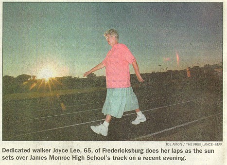 Joyce Lee picture in newspaper